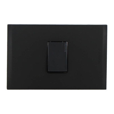 INTERRUPTOR MODULAR SENCILLO 3WAY NEGRO MASTER