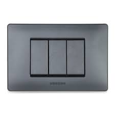 INTERRUPTOR TRIPLE 3WAY NEGRO 15A MASTER