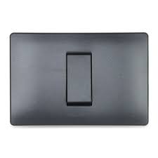 INTERRUPTOR SENCILLO NEGRO 16A MASTER