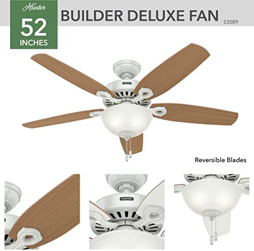 ABANICO DE TECHO MARRON HUNTER 52