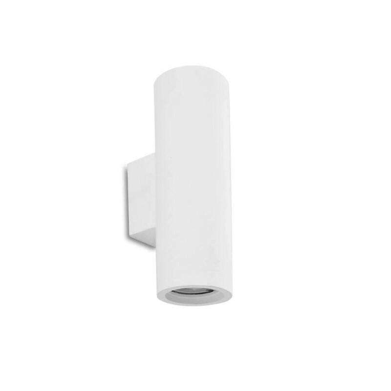 APLIQUE DE PARED CILINDRICO BLANCO PEQ. GU10
