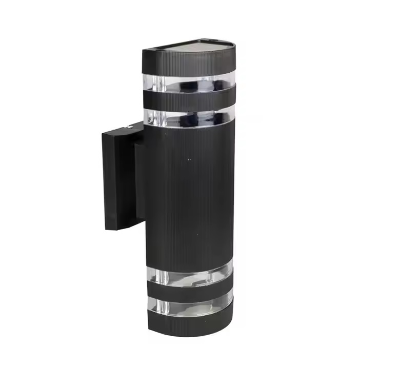 APLIQUE DE PARED OVALADO NEGRO 4 RALLA SOCKET E27