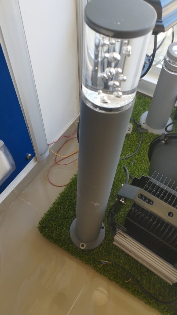 BALIZA LED DE JARDIN SATINADA 5W 3000K EVERGREN