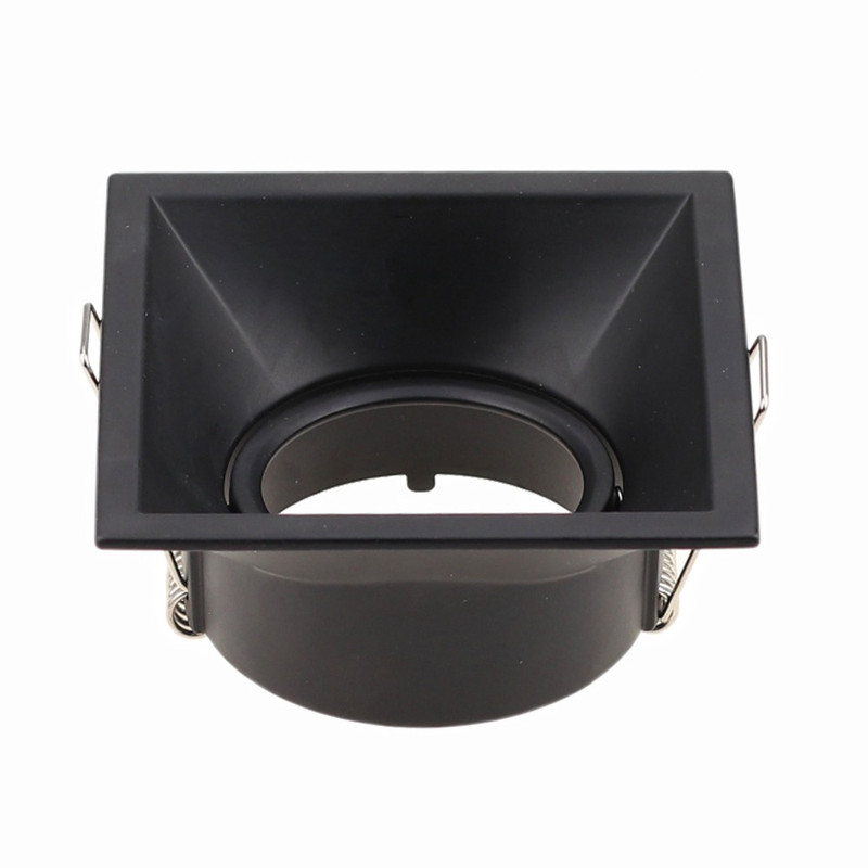 BASE DE DICROICA CUADRADA BASCULANTE PROFUNDA NEGRA ML