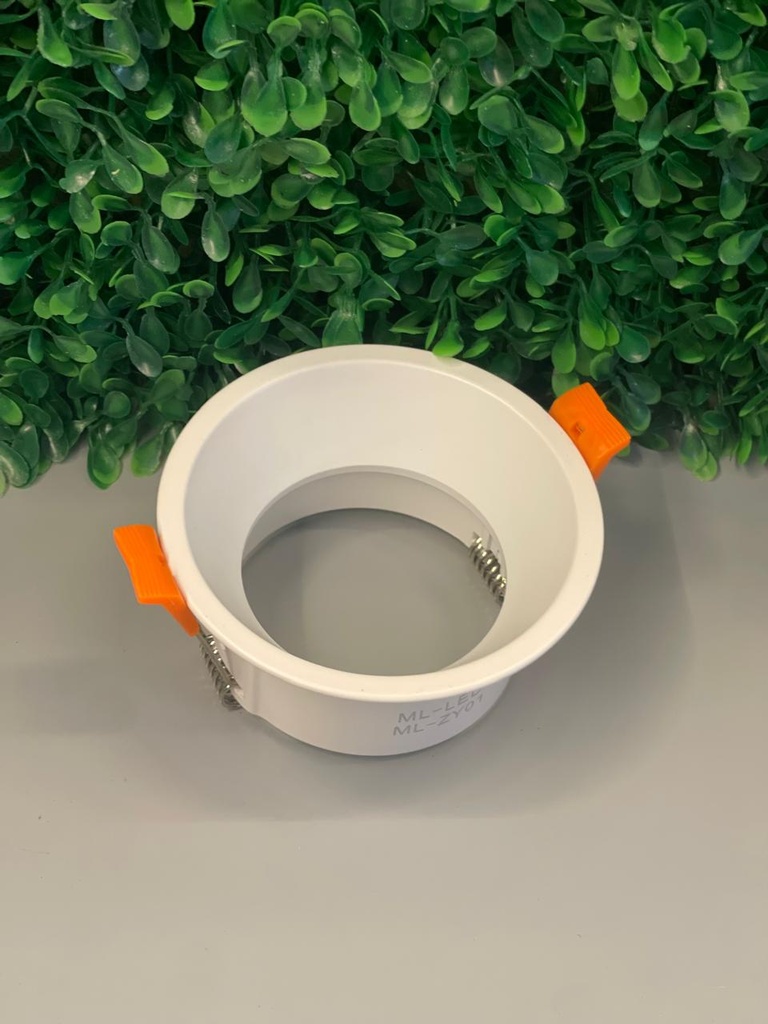 BASE DE DICROICA REDONDA BASCULANTE PROFUNDA BLANCA ML