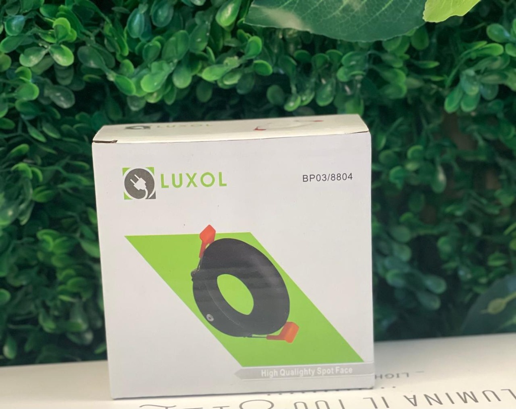 BASE DE DICROICA REDONDA FIJA SEMIPROUNDA NEGRA LUXOL