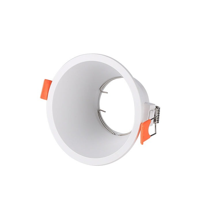 BASE DE DICROICA REDONDA PLASTICA BLANCA Ø93X53MM ROOMLUX