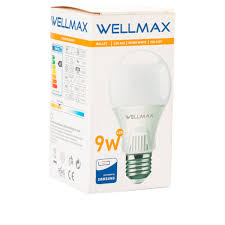 BOMBILLO LED BULBO 9W 3000K AC85-240V  WELLMAX