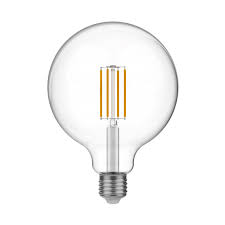 BOMBILLO LED FILAMENTO CLEAR GLOBO G95 8W 2700K E27 AC110-130V MENCA
