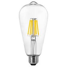 BOMBILLO LED FILAMENTO CLEAR PERA 4W 3000K E27 AC85-265V WJ