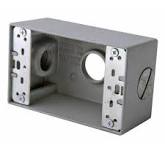 CAJA 2X4 DE METAL W/P USA 1/2