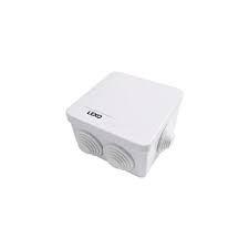 CAJA DE REGISTRO ESTANCA BLANCA SUP. IP55 85X85X50 (3.3X3.3'')
