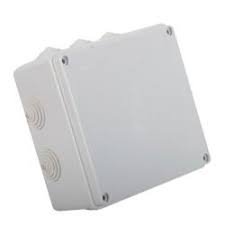 CAJA DE REGISTRO ESTANCA SUP. CON CONO IP55 200X200X80 (7.8X7.8")
