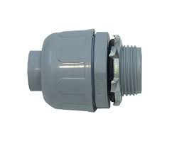 CONECTOR RECTO LQT 1/2 PLASTICO