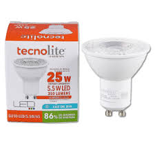 DICROICA LED GU10 5.5W 6500K 400LM AC100-127V TECNOLITE