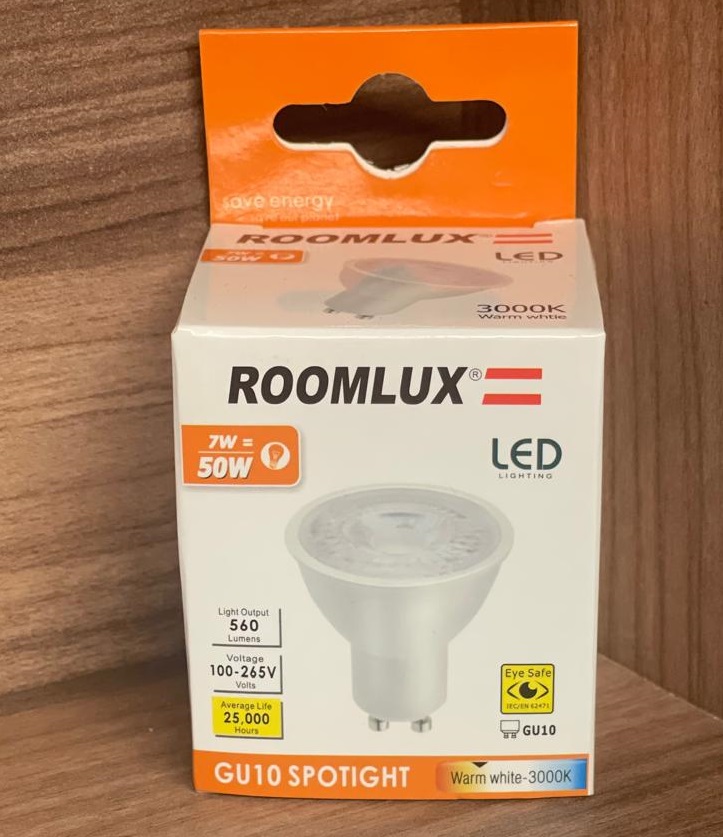 DICROICA LED GU10 5W 3000K 400LM  AC100-130V ROOMLUX