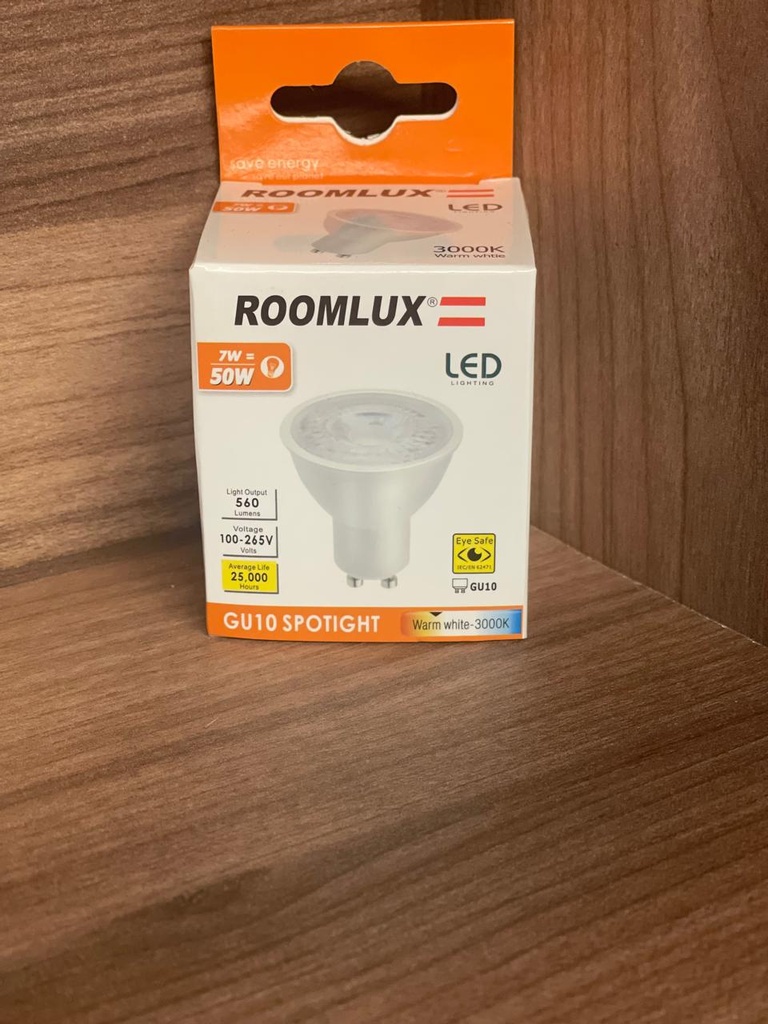 DICROICA LED GU10 5W 3000K 400LM DIMMABLE AC100-130V ROOMLUX