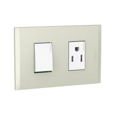 INTERRUPTOR + TOMACORRIENTE NOBILE CHAMPAGNE 16A