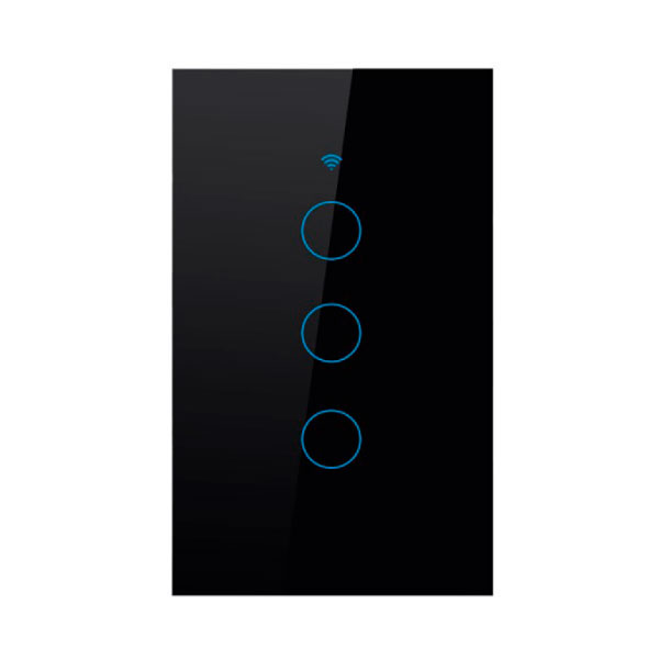 INTERRUPTOR INTELIGENTE TRIPLE NEGRO ML