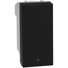 INTERRUPTOR MODULAR SENCILLO 3WAY NEGRO MATIX GO 15A 127V