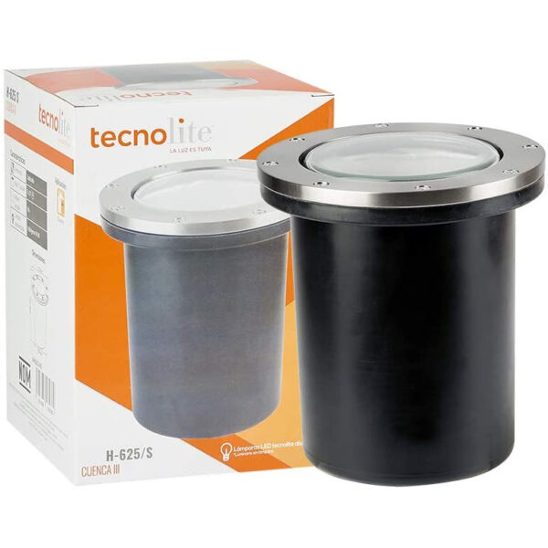 LAMPARA E27 EMPOSTRABLE DE PISO REDONDA SATIN IP65