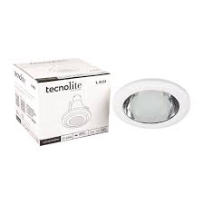 LAMPARA EMPOSTRABLE DE INTERIOR REDONDA 8.5W 30000K E26 TECNOLITE