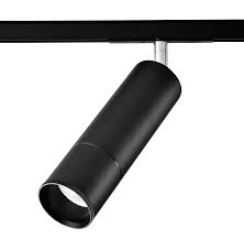 LAMPARA DE RIEL LED ALUMINIO NEGRA 12W 3000K AC85-265V ROOMLUX