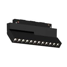 LAMPARA LED DE RIEL MAGNETICO BASCULANTE 12W 3000K DC48V