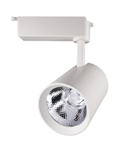LAMPARA DE RIEL LED PLASTICA BLANCA 20W 3000K AC85-265V ML