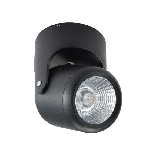 LAMPARA LED DIRIGIBLE NEGRA SOBREPONER INTERIOR 10W AC100-240V TECNOLITE