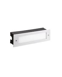 LAMPARA LED EMPOSTRABLE DE ESCALERA CLEAR RECTANGULAR 2W 3000K AC85-265V