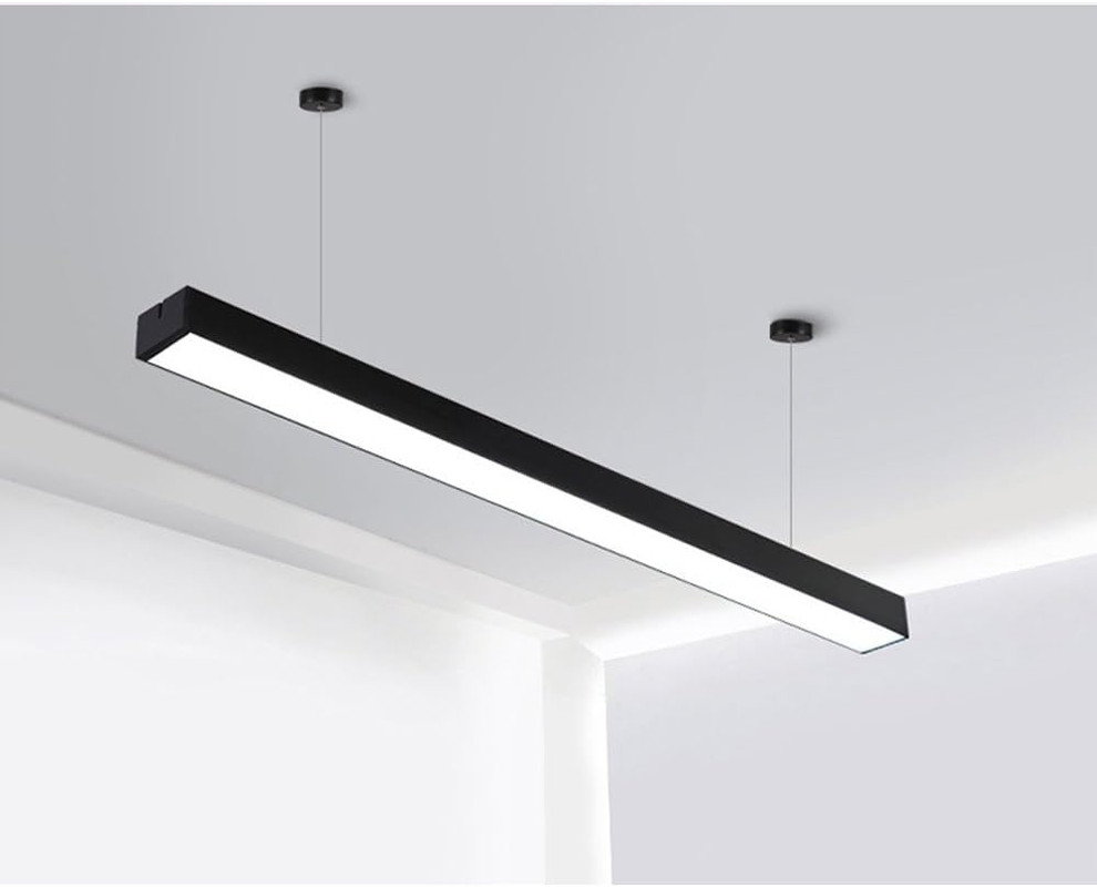 LAMPARA LED LINEAL NEGRA 40W 3T AC85-265V ML