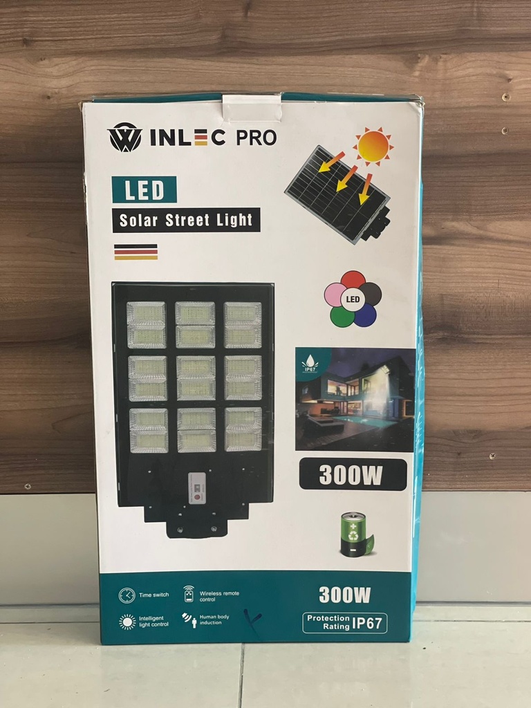 LAMPARA SOLAR LED 300W 6500K 11 HD 120 Ø IN