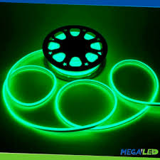 NEON LED DIMEABLE FLEX VERDE 2835 120L/M 7W/M AC130V IP67  LIGHTNEST