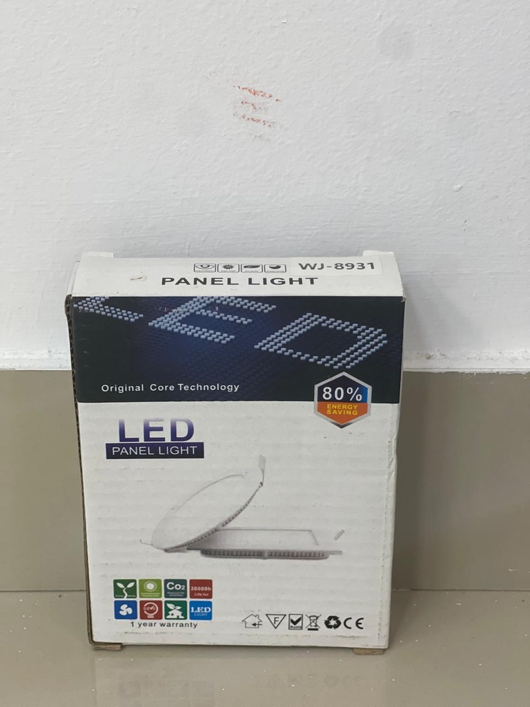 PANEL LED CUADRADO EMPOSTRABLE 3W 6500K AC85-265V WJ