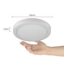 PANEL LED REDONDO DE SUPERFICIE 24W 3000K AC85-277V 1600LM 15000HRS Ø300MM TECNOLITE