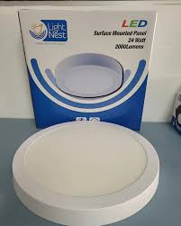 PANEL LED REDONDO DE SUPERFICIE Ø170MM 12W 3000K AC100-277V 900LM 25000HRS LIGHTNEST