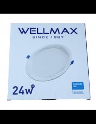 PANEL LED REDONDO EMPOSTRABLE 24W 6500K Ø225MM AC100-240V 1440LM 25000HRS WELLMAX
