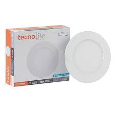 PANEL LED REDONDO EMPOSTRABLE 6W 4000K AC85-277V 320LM 15000HRS Ø105MM 120MM TECNOLITE