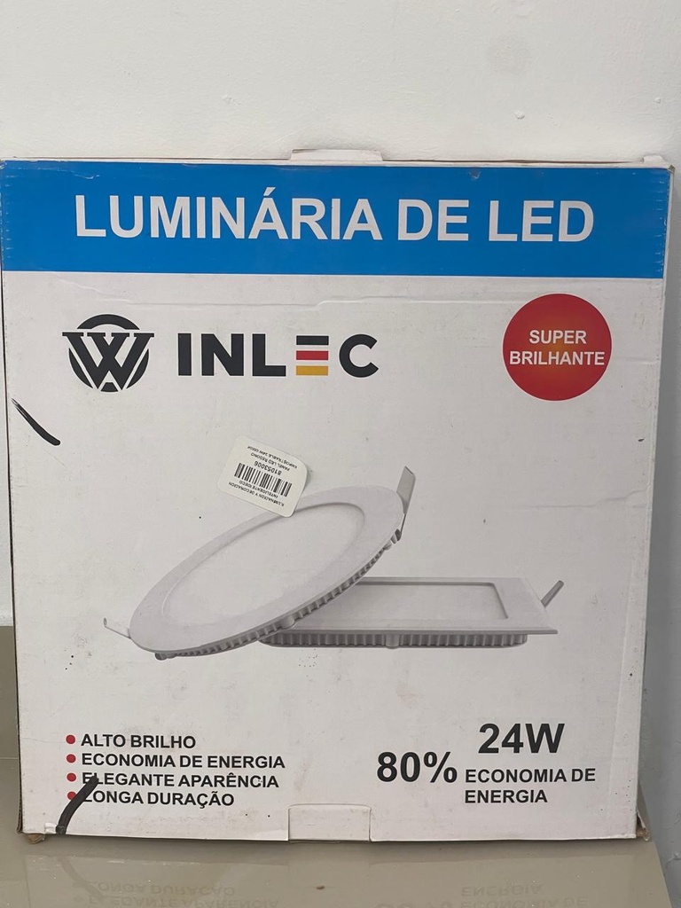 PANEL LED REDONO EMPOSTRABLE 24W 6500K AC85-265V