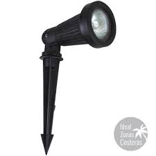 PINCHO DE JARDIN NEGRO TECNOLITE  BILBAO IV MR16