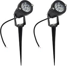 PINCHO LED DE JARDIN NEGRO 10W 6500K AC85-265V