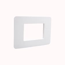 PLACA PLASTICA BLANCA 3 MODULO MATIX GO