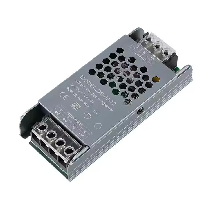 POWER SUPPLY FINO 60W 5A IN AC-110-265V OUT 12V