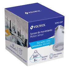 SENSOR DE MOVIMIENTO EMPOSTRABLE 360 8M VOLTECK