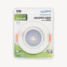 SPOT LED REDONDO BLANCO EMPOSTRAR PLASTICO 5W 3000K AC100-265V LIGHTSOURCE