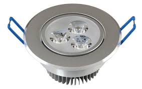 SPOT LED REDONDO PLATEADO EMPOSTRAR RGB CON CONTROL 3W  AC85-265V WJ