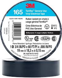 TAPE DE VINIL NEGRO TEMFLEX 3M