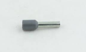 TERMINAL PIN HUECO 4MM. PUNTA GRIS