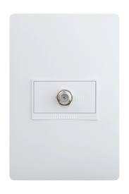 TOMA DE COAXIAL LUZICA BLANCA